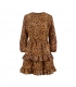 285-1 ROMI sukienka z falbankami - PANTERKA